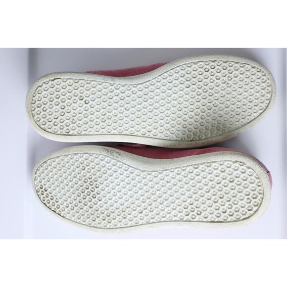 Aprix Men's 41 US 8 Suede Sneakers Lace Up Pink Made In Portugal - Picture 12 of 12